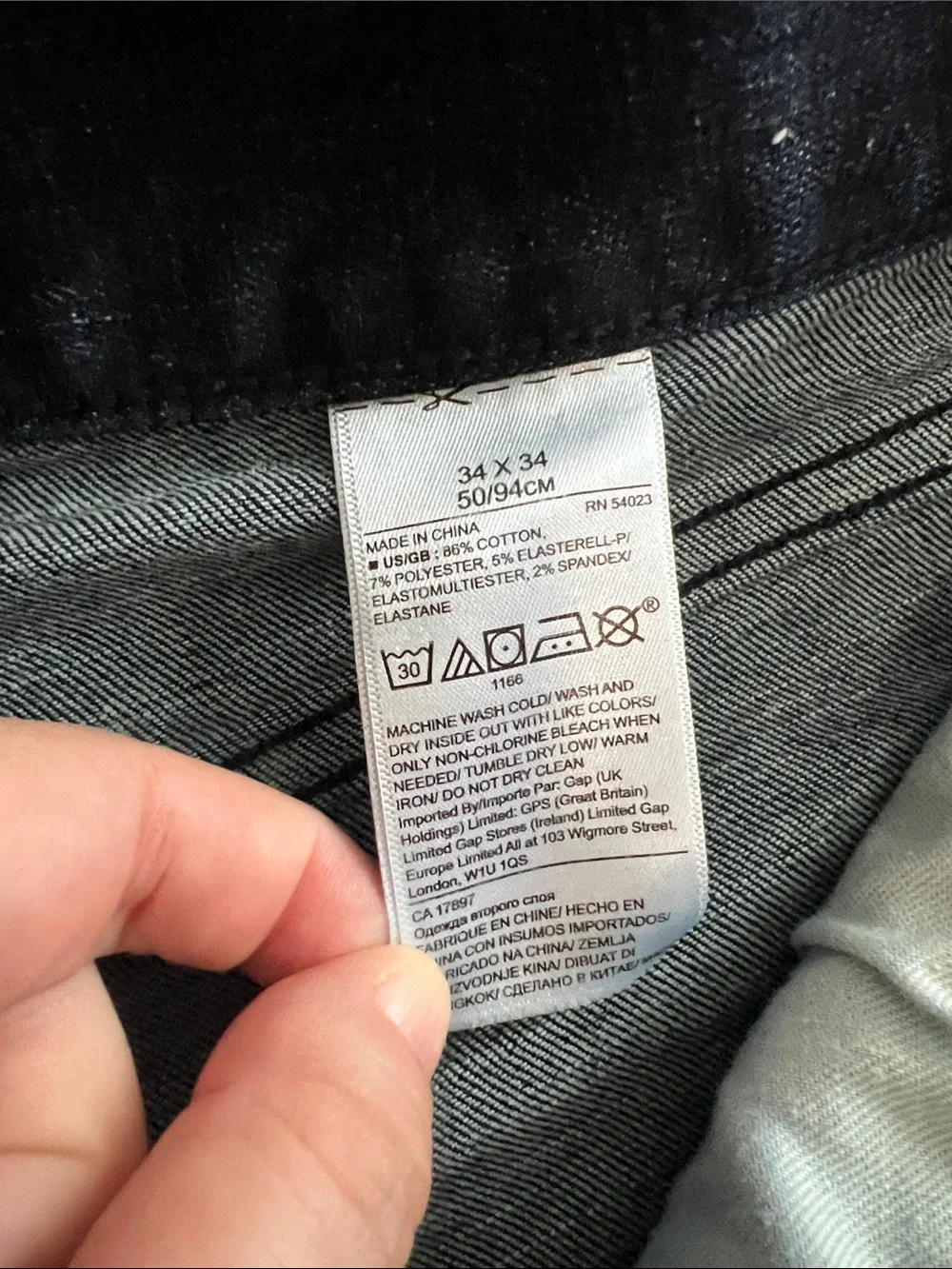 Banana Republic Men’s Dark Wash Straight Leg Jean Size 34